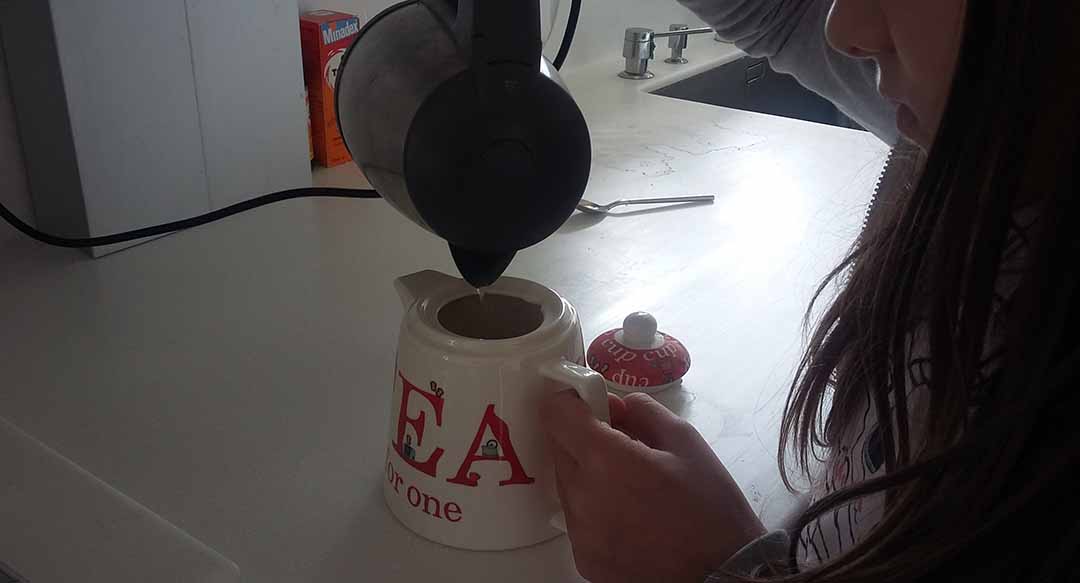 servingTea