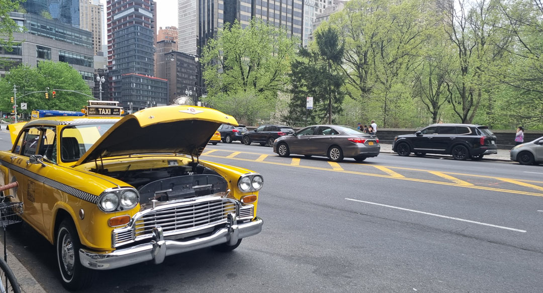 vintage New York Taxi