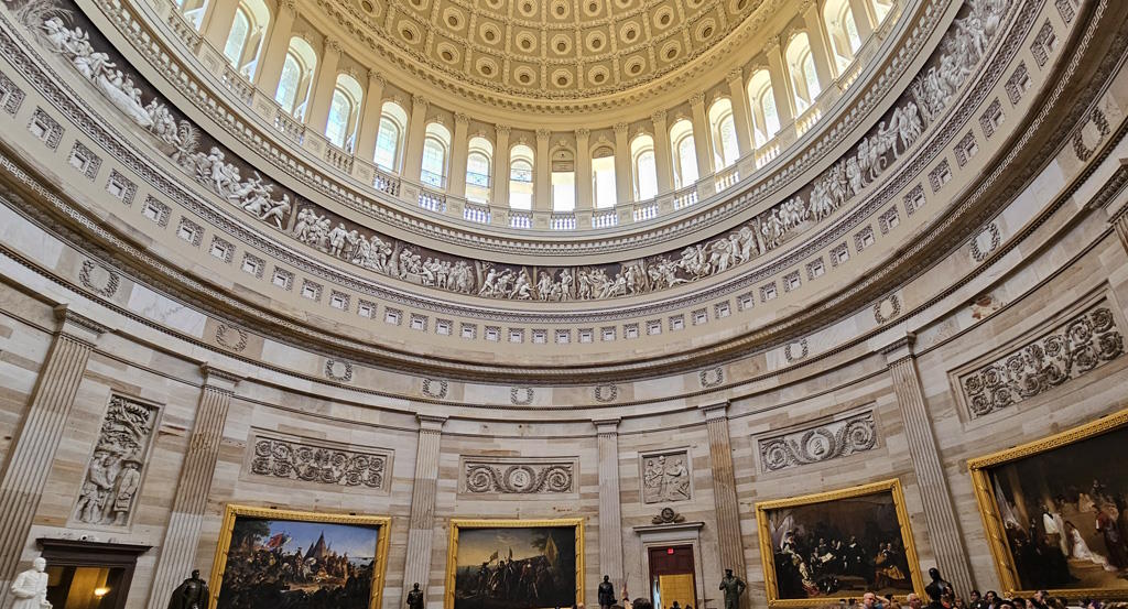 under Capitol Rotunda