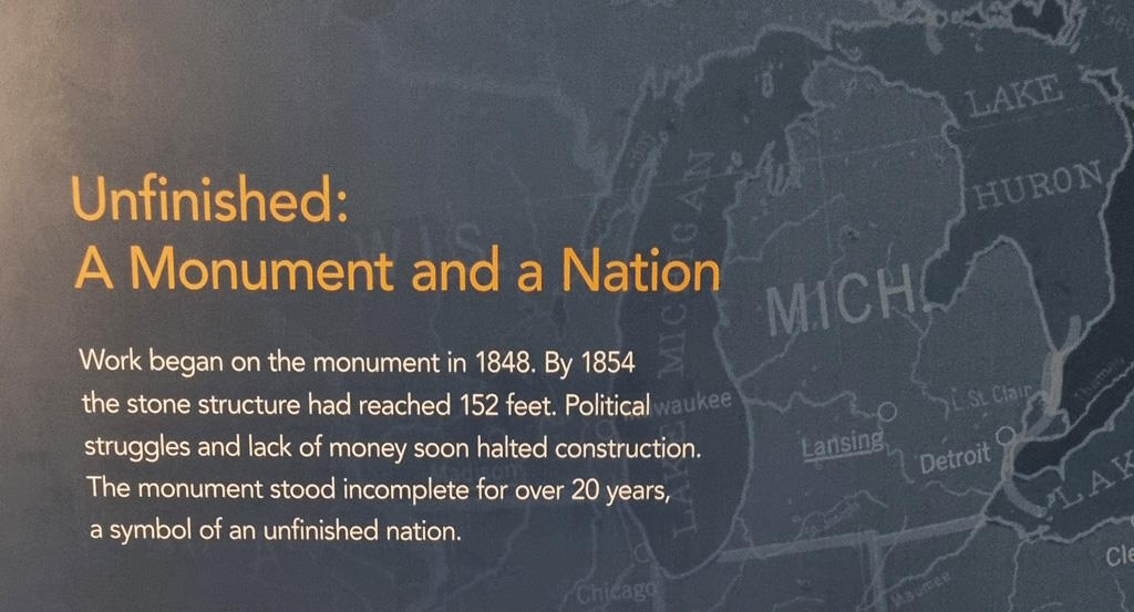 Unfinished Symbol for an Unfinished Nation