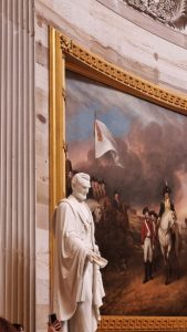 Lincoln statue in Capital Rotunda
