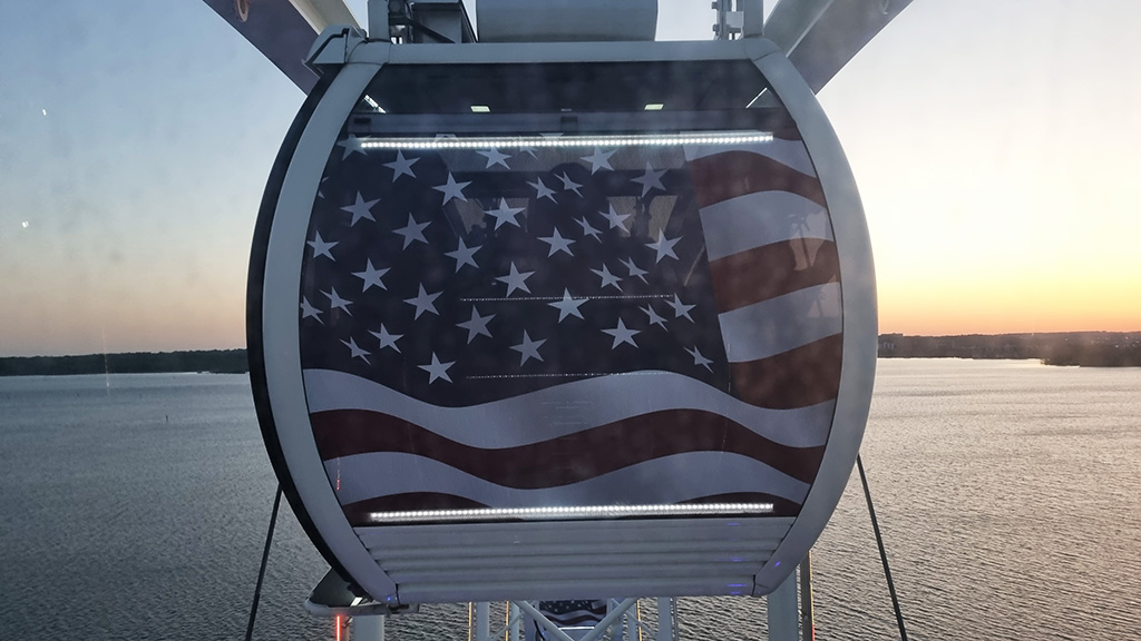 National Harbour Wheel Flag