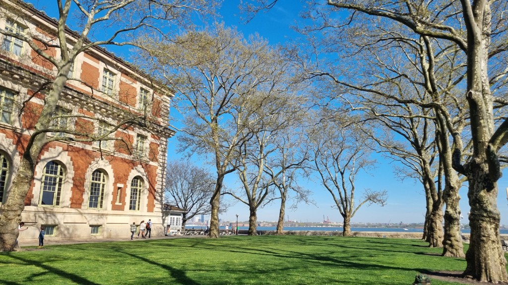 Ellis Island View to the city