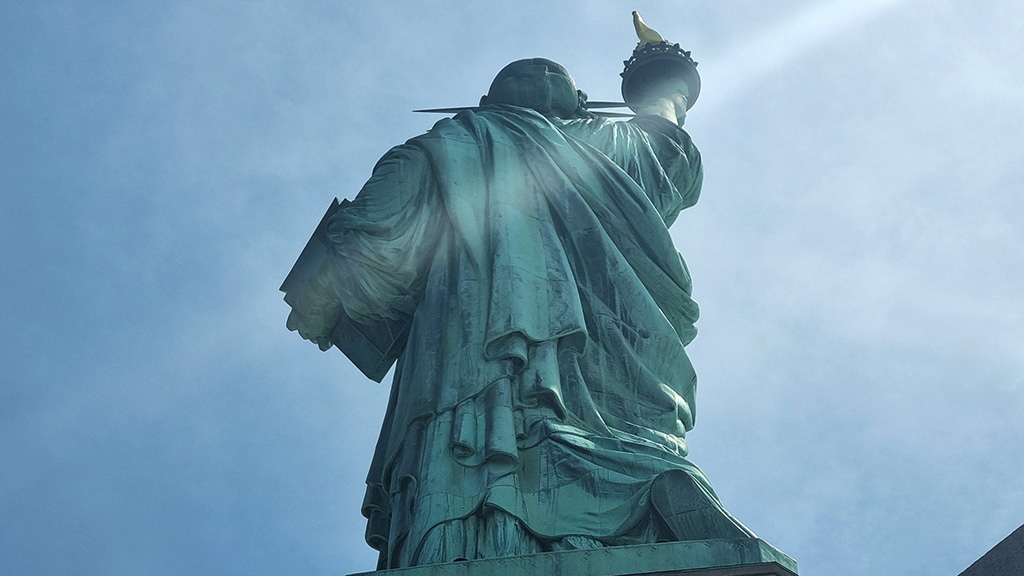 Lady Liberty Back View