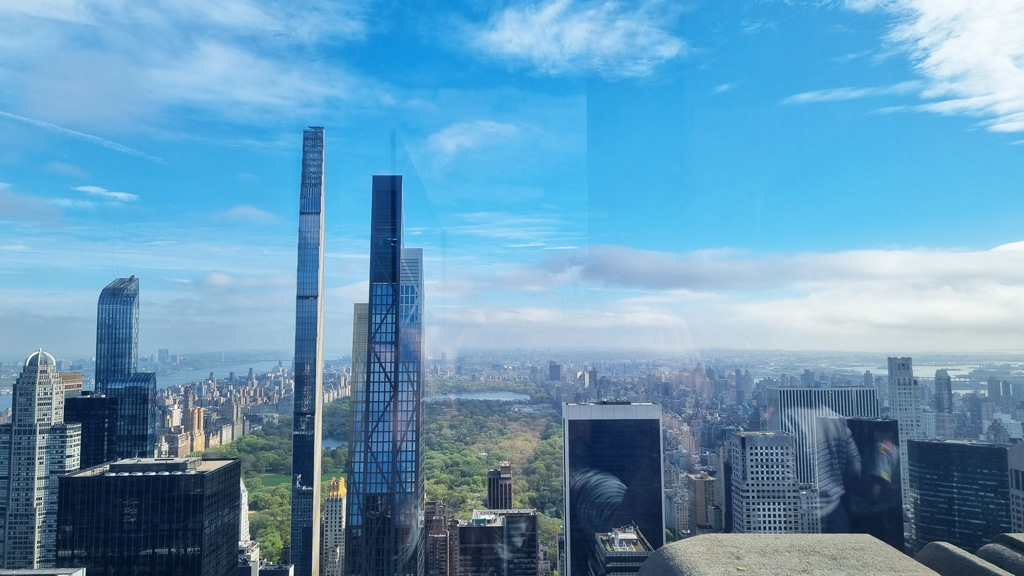 Central Park From Top Of The Rock