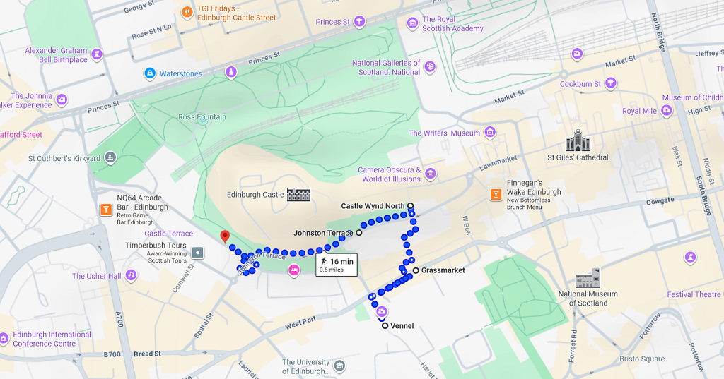 Grassmarket Map