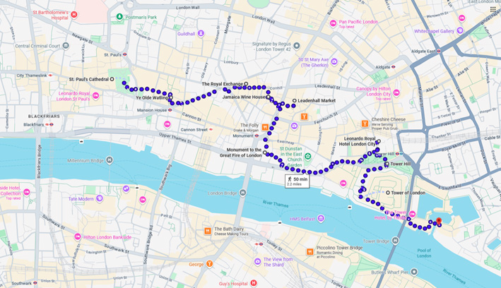 City Map Walking Tour